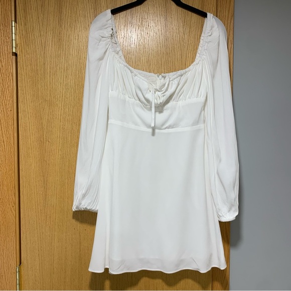 Princess Polly Elvira White Mini Dress - Size 2 - Picture 1 of 4